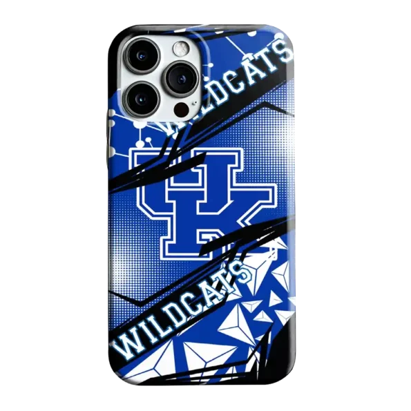 kentucky wildcats jagged flash blue black phone case best selling