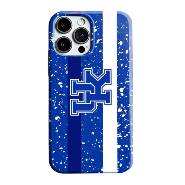kentucky wildcats textured stripe blue phone case best selling