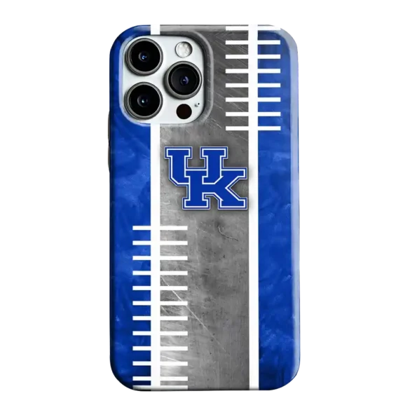 kentucky wildcats yard markers blue gray phone case best selling