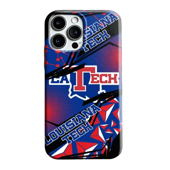 la tech jagged flash blue black phone case best selling