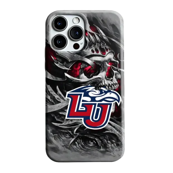liberty flames skull blades red gray phone case best selling