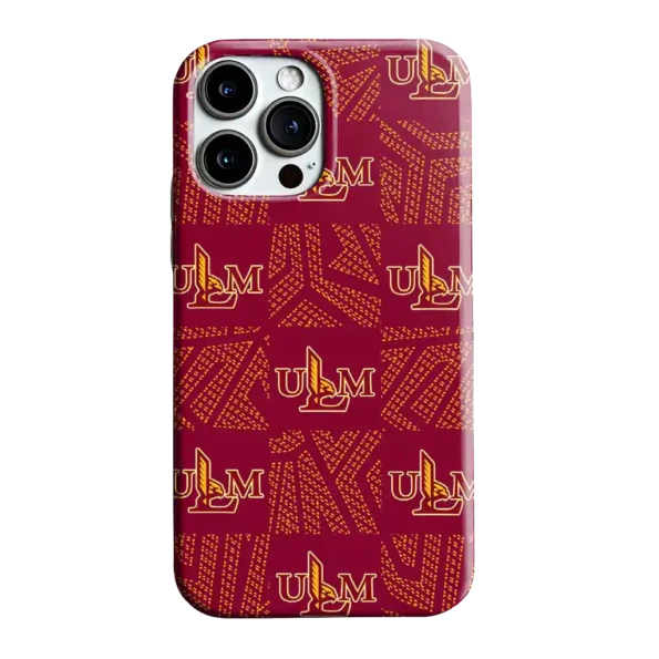 louisiana monroe warhawks chevron squares red phone case best selling