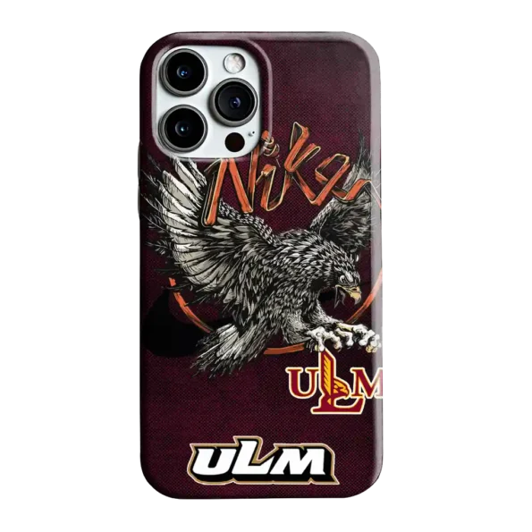 louisiana monroe warhawks eagle soar red phone case best selling