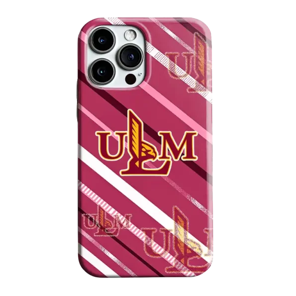 louisiana monroe warhawks linear stripes red phone case best selling