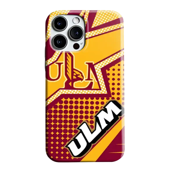 louisiana monroe warhawks star outline red phone case best selling