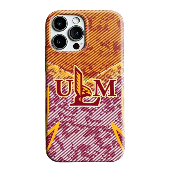 louisiana monroe warhawks striped overlay red phone case best selling
