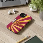 louisiana-monroe-warhawks-sunburst-rays-red-phone-case-best-selling.webp