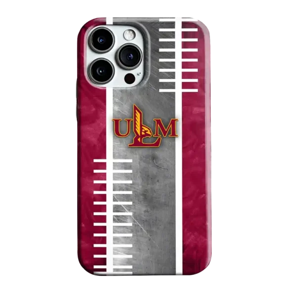 louisiana monroe warhawks yard markers red gray phone case best selling