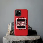 louisiana-ragin-cajuns-brush-square-red-phone-case-best-selling.webp