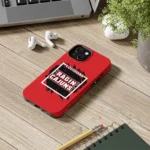 louisiana-ragin-cajuns-brush-square-red-phone-case-best-selling.webp
