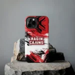 louisiana-ragin-cajuns-brushstroke-clash-red-white-phone-case-best-selling.webp