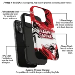 louisiana-ragin-cajuns-brushstroke-clash-red-white-phone-case-best-selling.webp