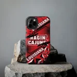 louisiana-ragin-cajuns-jagged-flash-red-black-phone-case-best-selling.webp