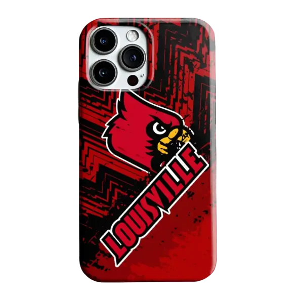 louisville cardinals abstract zigzag red phone case best selling