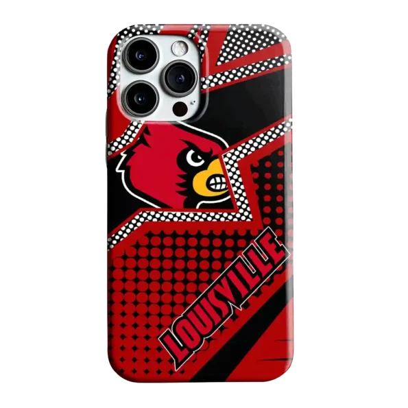 louisville cardinals star outline red phone case best selling
