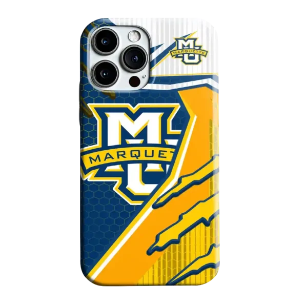 marquette golden eagles armor streaks blue phone case best selling