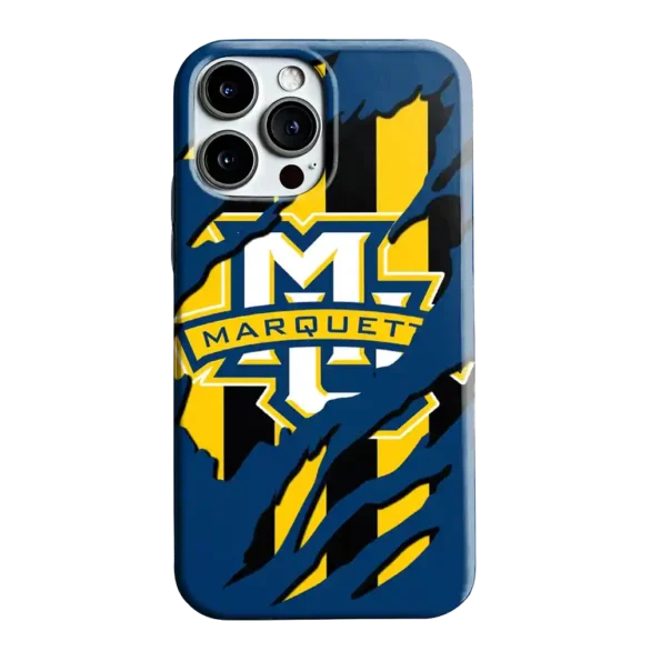 marquette golden eagles claw scar blue black phone case best selling