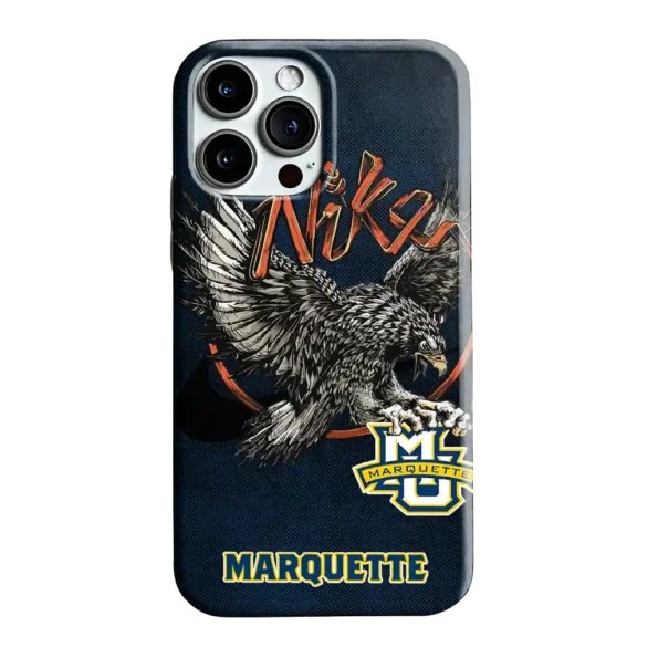marquette golden eagles eagle soar blue phone case best selling