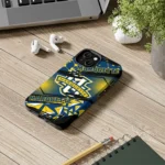 marquette-golden-eagles-jagged-flash-blue-black-phone-case-best-selling.webp