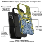 marquette-golden-eagles-striped-overlay-blue-phone-case-best-selling.webp