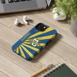 marquette-golden-eagles-sunburst-rays-blue-phone-case-best-selling.webp