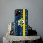 marquette-golden-eagles-textured-stripe-blue-phone-case-best-selling.webp