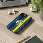 marquette-golden-eagles-textured-stripe-blue-phone-case-best-selling.webp