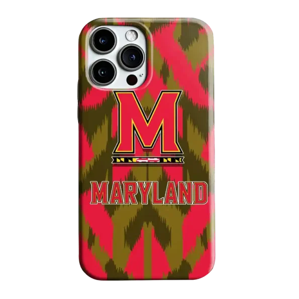 maryland terrapins chevron zigzag red phone case best selling