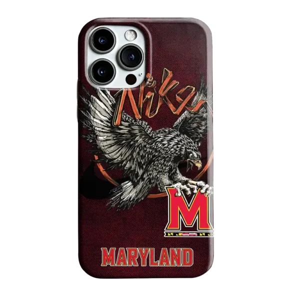 maryland terrapins eagle soar red phone case best selling