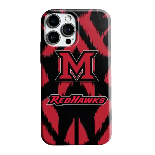 miami redhawks chevron zigzag red phone case best selling