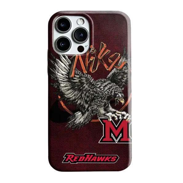 miami redhawks eagle soar red phone case best selling