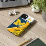 michigan-wolverines-armor-streaks-blue-phone-case-best-selling.webp
