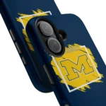 michigan-wolverines-brush-square-blue-phone-case-best-selling.webp