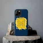 michigan-wolverines-brush-square-blue-phone-case-best-selling.webp