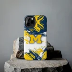 michigan-wolverines-brushstroke-clash-blue-white-phone-case-best-selling.webp