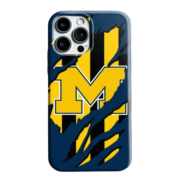 michigan wolverines claw scar blue black phone case best selling
