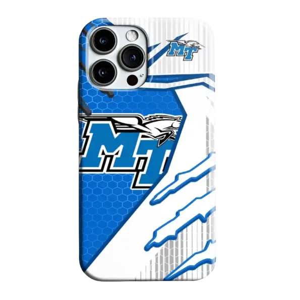 middle tennessee blue raiders armor streaks blue phone case best selling