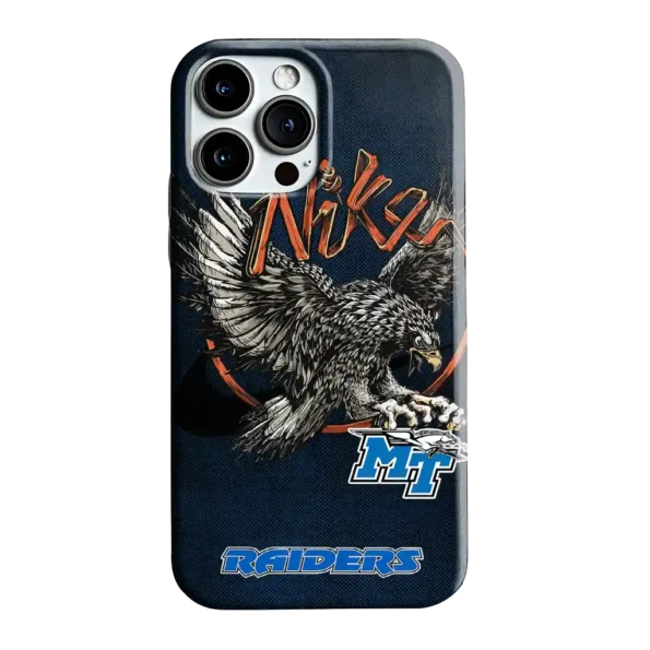 middle tennessee blue raiders eagle soar blue phone case best selling