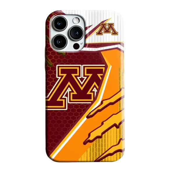 minnesota golden gophers armor streaks maroon phone case best selling