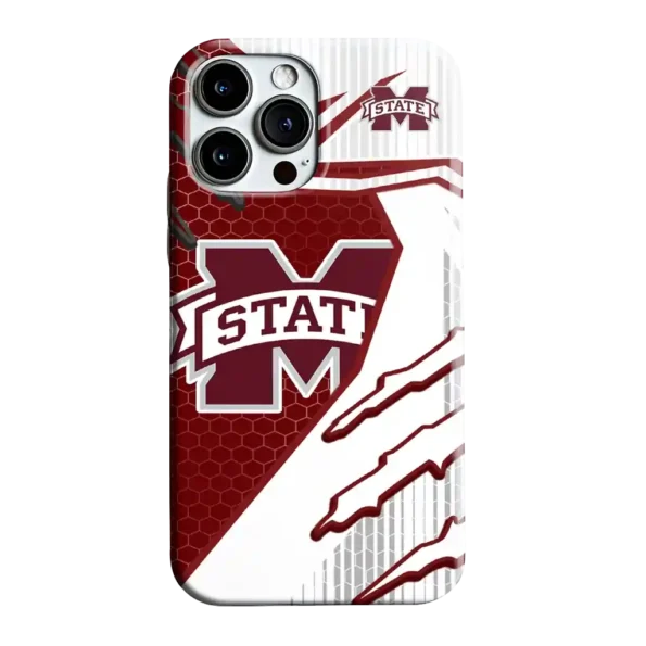 mississippi state bulldogs armor streaks maroon phone case best selling
