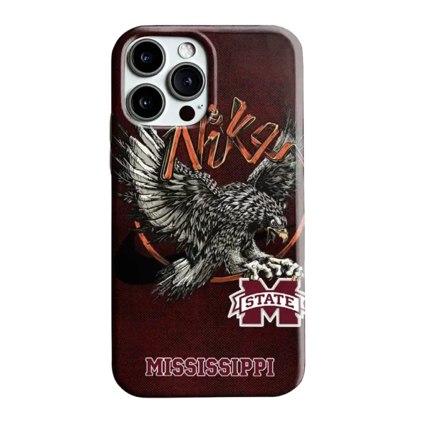 mississippi state bulldogs eagle soar maroon phone case best selling