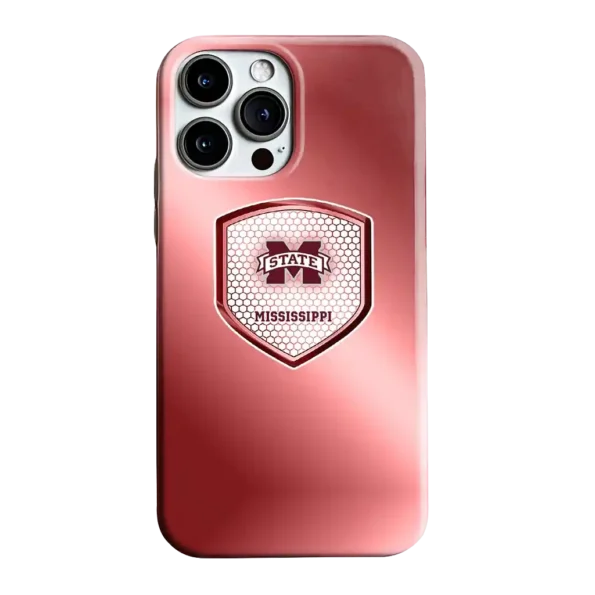 mississippi state bulldogs shield mesh maroon phone case best selling