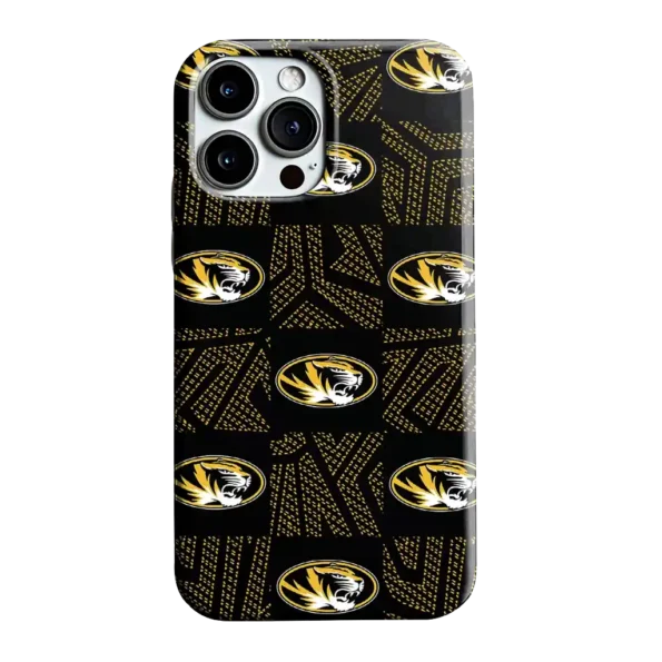 missouri tigers chevron squares black phone case best selling