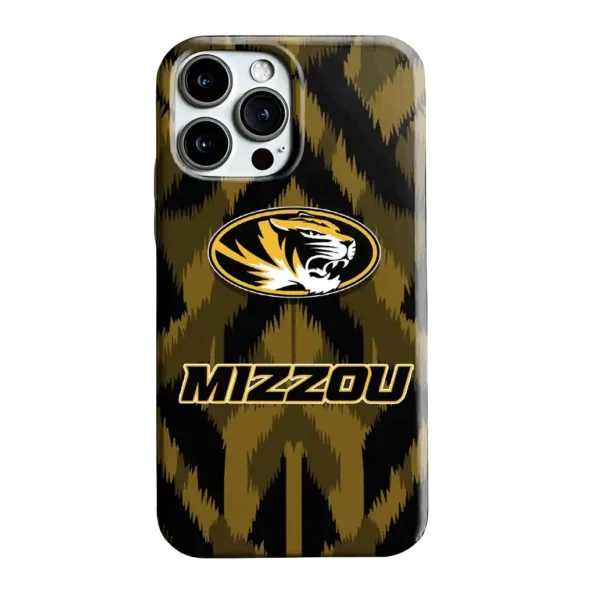 missouri tigers chevron zigzag black phone case best selling