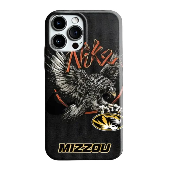 missouri tigers eagle soar black phone case best selling