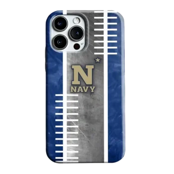 Navy Midshipmen Yard Markers Blue Gray Phone Case