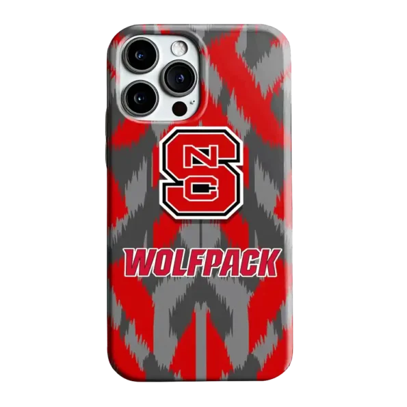 nc state wolfpack chevron zigzag red phone case best selling