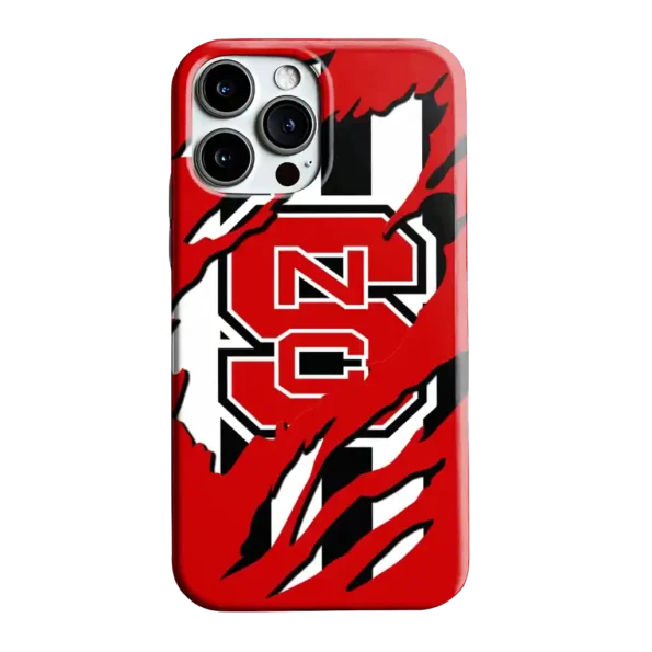 nc state wolfpack claw scar red black phone case best selling