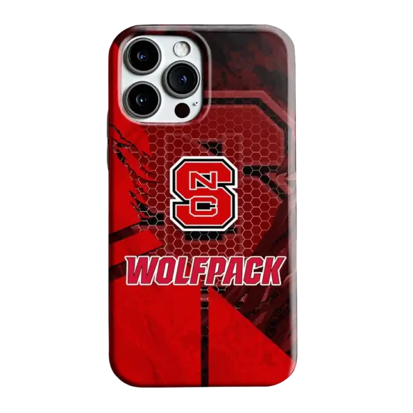nc state wolfpack web overlay red phone case best selling