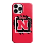 nebraska-cornhuskers-brush-square-red-phone-case-best-selling.webp